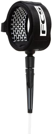 FCS 6' Regular Leash-Black/White