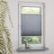 DECOLIA by Garesa Fenster Klemmfix Plissee ohne Bohren Blumen Motiv 85 x 130 cm, Grau - Lichtdurchlässiger Fenster Sichtschutz und Fenster Deko, Faltrollo
