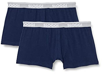 Sloggi Men's sloggi men GO ABC H Hipster 2P, BLUE BLACK
