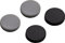 Connex Neodym-Scheibenmagnet - Ø 19 mm - 4 Stück im praktischen Set - Extra starker Magnet mit Silikonbeschichtung - 4 kg Haftkraft - Für Haushalt & Werkstatt/Powermagnet/Mini-Magnet / DY7100034