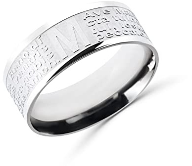 Anellissimo Ring Ave Maria Damen Herren Stahl 316L -