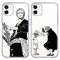 Eouine 2 Stück Handyhülle für iPhone 11 Hülle 6.1 Zoll Anime Jungs Gear 5 Nika Zoro Hülle, Transparent Manga Cool Muster Schutzhülle Weiche Stoßfest TPU Silikon Cover für Apple iPhone 11