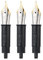 Set of 3 Jinhao #5 Fountain Pen Replacement Fine Nib with Black Section Feed Gold Trim-Compatible with Jinhao 82, 88, 95, 82 Mini, 92, 100 Mini Fountain Pen