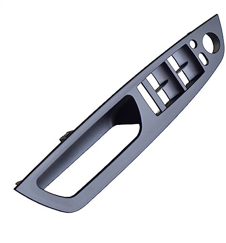 Poignée de Porte intérieure Voiture Siège Conducteur Avant Gauche Voiture LHD pour B&MW E70 E71 X5 X6 2007-2014 Poignée Porte Intérieure Panneau Intérieur Tirer Revêtement D'habillage (Color : Black-