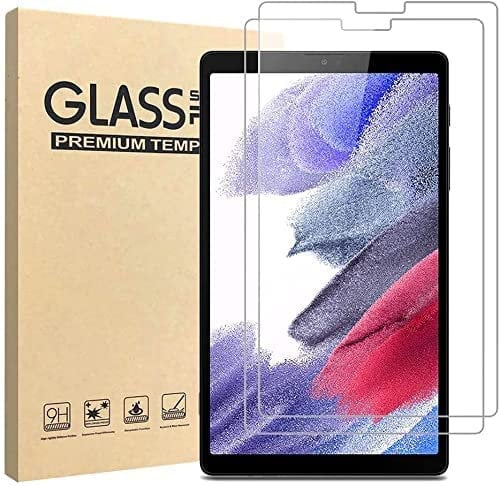 Pack of 2 Tempered Glass for Samsung Tab A7 Lite (2021) 8.7 Lite T220/T225 [Scratch Resistant/HD] 9H Hardness Screen Protector