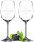 Leonardo 2er-Set Weingläser 460 ml mit individueller Gravur - Geschenk zur Hochzeit und Verlobung - Deko Geschenke für Paare - Weinglas zur Silberhochzeit - Tischdekoration für goldene Hochzeit