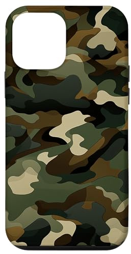 Militär Camouflage Tarnmuster Grünes Camo Muster Hülle für iPhone 12 mini