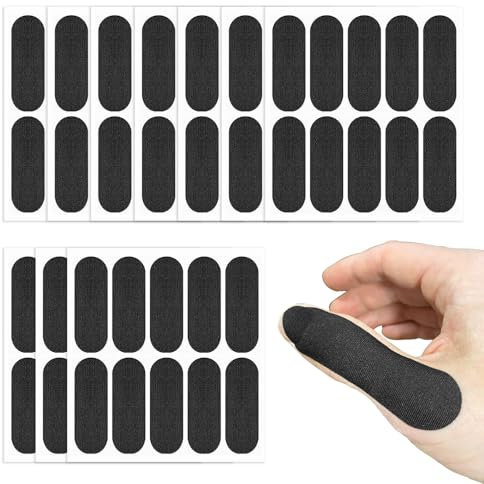 FixlyFido Bowling Thumb Tape - Premium Finger Grip Insert Tape for Bowlers - Protect Your Thumb Hole - Pre-Cut Bowling Insert Tape - 100 Pcs 1 x 2.8 Inch