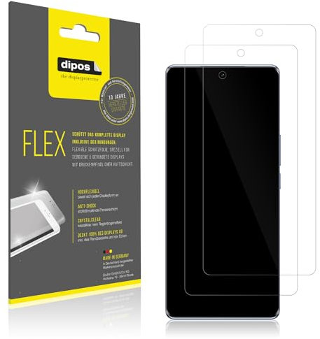 dipos I 2X Schutzfolie 100% kompatibel mit VIVO V29 5G Folie I 3D Full Cover Displayschutzfolie