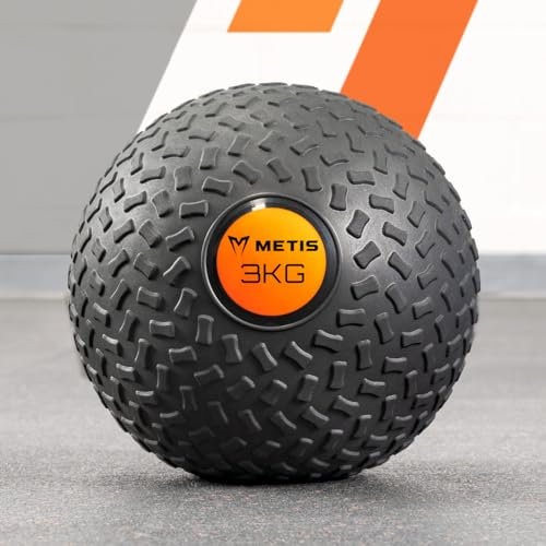 METIS Fitness Slam Balls [3kg - 30kg] | Build Strength and Improve Fitness with Bounce-Resistant Slam Balls - Available Individually or as a Set (3kg)