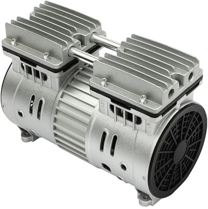 550W Flüster kompressor 8 Bar Motor Ölfreies Kompressor Aggregat Kompressoraggregat 1400rpm Luftkompressor Kopf Leise Silent Druckluft Zubehör Ölfrei 3/4PS Leise Ohne Kessel