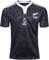 HCOISINI Rugby-Trikot, Unisex, Kurzarm, Schwarz, XL, für Erwachsene (Männer, Frauen, Kinder), Club-Kragen, Reversibel, Polyester 100%
