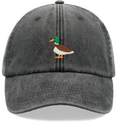 Stockente Duck Baseballkappe, Vintage, gewaschen, Unisex, Väter, verstellbar, Vogelbeobachter