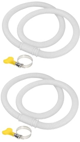 Garneck 2pcs Air Conditioner Hose Water 6ft Washing Machine Water Hose Flexible Tubing for Drain