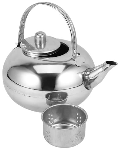 MOLUCKFU Isolier-Tee Wasserkessel Aus Dickwandigem Edelstahl Vakuumisoliert Bruchsicher Hitzebeständig Für Küche Restaurant Büro Und Unterwegs Geeignet