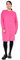 Studio Untold Damen große Größen Übergrößen Plus Size Sweat-Minikleid, Oversized, Heart-Stepp pink 54+ 838286805-54+