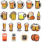 19 Stück Bier Schuhanstecker Karikatur Schuh Charms Dekoration Schuhschmuck Charms für Crocs Sandalen Kinder PVC Shoe Charm für Crocs Geschenk für Kinder Jungen Mädchen Erwachsene