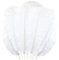 18 PCS Large White Feathers, White Ostrich Feathers 20-25cm Fluffy White Feathers for Christmas Tree, White Feathers for Crafting Wedding Decoration, Clothing Accessories and Handmade DIY Crafts