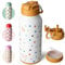 BOTTLE BOTTLE Insulated Water Bottle 950ml(32oz) Stainless Steel Sports Water Bottles with Straw Dual-use Lid Drink Flask Design for Gym with Pill Box (stellar pop)