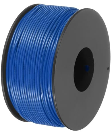 QUARKZMAN 26AWG Filo Intrecciato PVC Filo Elettrico 50M/164ft Blu, Filo Di Rame Stagnato UL1007 Per Collegamenti Interni, nautico