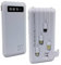 Power Bank 20000mAh, Powerbank USB con 4 Cavi Integrati, Ricarica Veloce, Caricabatteria Portatile 2 Ingressi Batteria Esterna Fast Charge con Torcia LED Compatibile Smartphone Tablet