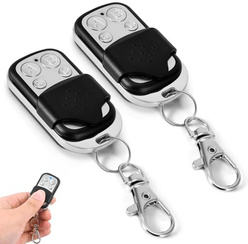 2 Stück Garagentorantrieb, 433 Hz Garagentor Fernbedienung Universal, Funkfernbedienung Garagentor für fernbedienung garagentor, Teleskoptore Stellplatzschlösser Diebstahlsichere Garagentoröffner