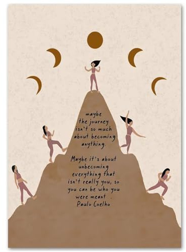 WDHBI HEKA Yoga Movements Poster Yoga Canvas Painting Modern Style Prints Yoga Movement Creative Wall Art Home Decoration Picture 40x60cmx1 No Frame