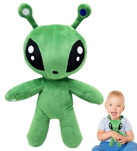 Plush, Plush, Alien Toys, Green Space Alien Plush Doll, Green Plush Toy, Plush Figure Pillow for Kids, Boys Girls and Fans Gift,Soft Sci-Fi Creature for Kids and Collectors
