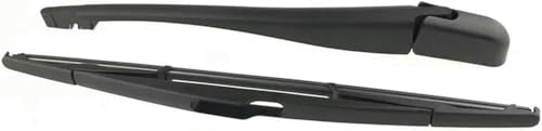 Brazo y escobilla limpiaparabrisas trasero para Peugeot 207 2009-2013, conjunto de limpiaparabrisas trasero de goma ABS