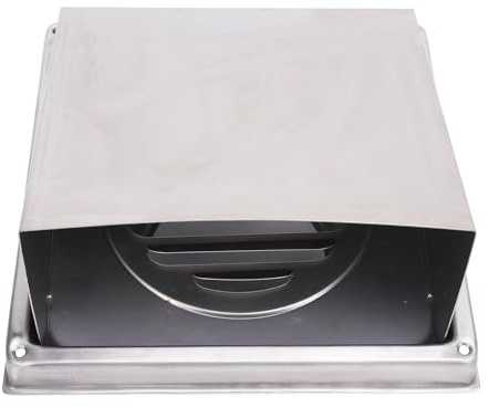 Garosa Cubierta de Ventilación de Pared Exterior de 4 Pulgadas, Solapa de Gravedad a Prueba de Viento de Acero Inoxidable para Baño, Cocina, Secadora, Manguera de Ventilación,