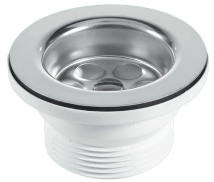 McAlpine BSW10PC Centre Pin Bath Waste, White