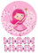 Pinkabella Tortenaufleger,Geburtstag,Tortendeko,
