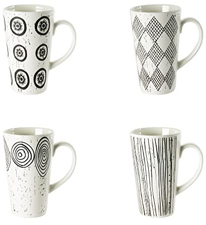 Trend'up - Juego de 4 tazas de palawan (34 cl)