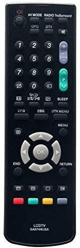 VINABTY GA574WJSA telecomando sostitutivo di controllo per Sharp Aquos LCD TV LC-26AD5E-BK LC32AD5E LC-32DH65E LC-32WD1E LC32LE700E LC-26D44E LC-37WD1E LC-42WD1E LC-37D44E LC-32D44E LC-32D44E
