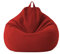 Geagodelia Copridivano per Divano Pigro Fodera Per Divano Fodera Per Poltrona A Sacco Per Divano Bean Bag Cover (Senza Imbottitura) (Rosso, 70 * 80cm)