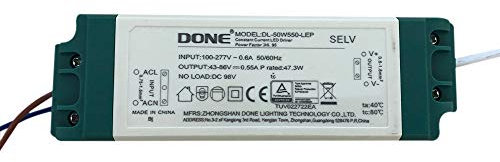 DONE LED Drive Trafo 43-86V 0.55A max. 47.3W Constant Current regelbar