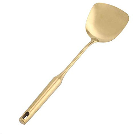 Stainless Steel Spatula Turner Wok Spatula Cooking Turner Heatresistant Ergonomic Handle Cooking Shovel Spatulaturner for Eggs Pancakes Omelet Burger