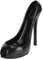 Regun Distinctive High-Heeled Shoe - Distinctive High-Heeled Shoe Shape Wine Rack Wine Bottle Holder Display Stand for Home Cabinet