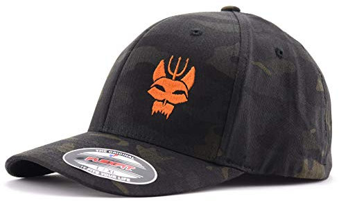 PATCHERIA Flexfit® Cap - Schwarz - Multicam, Baseball L/XL