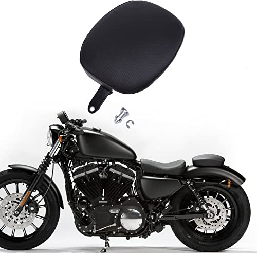 Coussin de siège moto passager arrière siège Compatible avec Sportster 48 Forty Eight XL 1200X 2010-2015 XL883 XL1200.