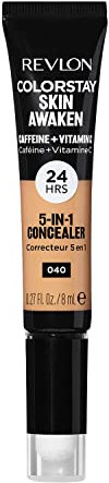 Revlon ColorStay Skin Awaken 5-in-1 Concealer 24HR Wear (30g), parfüm- und parabenfrei, fair (005) Unisex