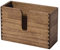 KIRIGEN Porte-Serviettes en Papier en Bois Porte-Serviettes en Papier Mural pour la Cuisine, Les Toilettes et la Salle de Bain Retient Les Serviettes pliées en C, en Z et en Trois Couleur Brun