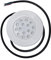 7W LED Luz De Piscina Pequeña IP68 Impermeable RGB Pegamento Completo Colorido Lámpara De Paisaje Ajustable Luz Subacuática Fuente De Luz De Colores Par para Fuente De Estanque,Luces subacuáticas