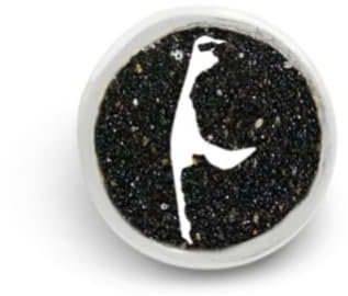 DUR Schmuck Schiebeelemente LAVASAND für Wickelarmband, Silber 925/- rhodiniert F176 Sylt