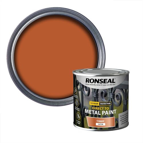 Ronseal Direct To Metal Copper Satin 250ml
