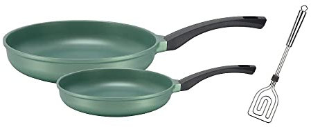 Pfannen-Set Rainbow, 24 + 28 cm, grün, 3-tlg.