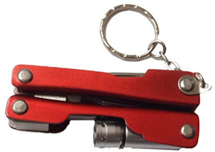 pinces multi-outils | Porte-clés multifonction pliable – Pince à outils d'extérieur en acier inoxydable, mini outil auxiliaire, outils survie pour voyage, survie Rianpesn
