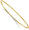 Armreif, 14 Karat Gold, glitzernder Schliff, 1,4 mm, stapelbar, Schmuck für Damen, One Size, Metall, Kein Edelstein