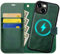 OCASE for iPhone 15 Detachable Case, Magnetic Removable 2 in 1 Flip PU Leather Wallet Case with[Kickstand][RFID Blocking][Card Holder] Shockproof Phone Cover,Green