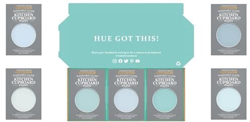 Rust-Oleum Kitchen Cupboard Paint in Gloss Finish – Soft Blues Tester Box